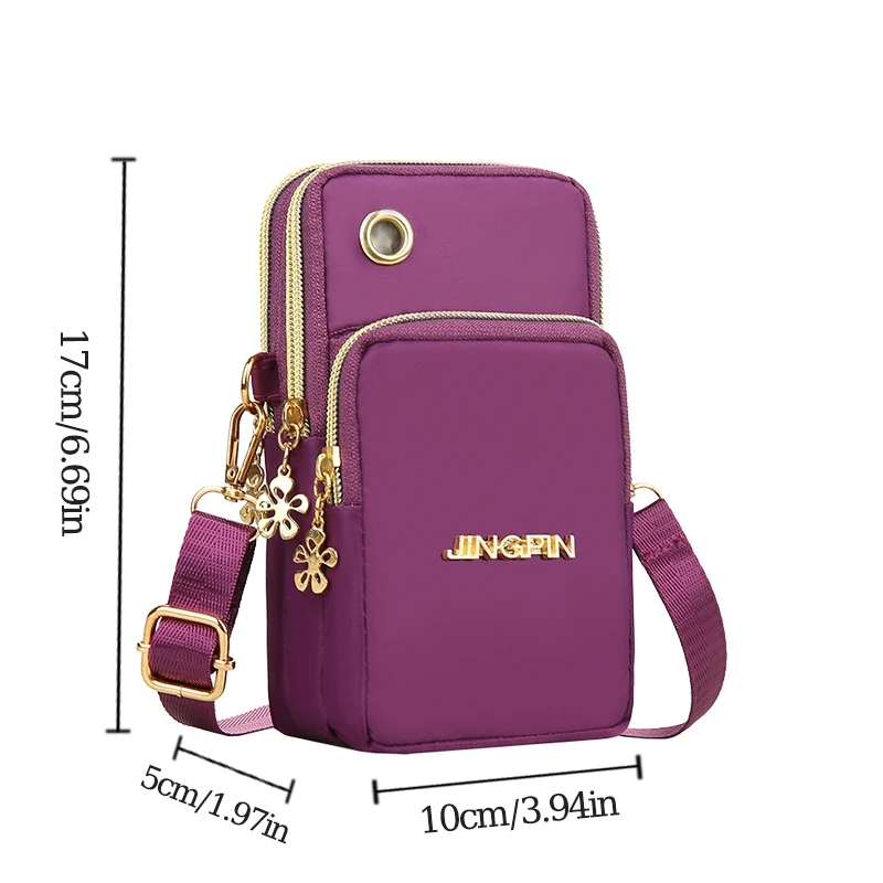 Mobile Phone Bag, WOMEN'S Crossbody Mini Bag, 2024 New Fashion Mom Mommy Coin Bag, Neck Hanging Running Cover - Image 2