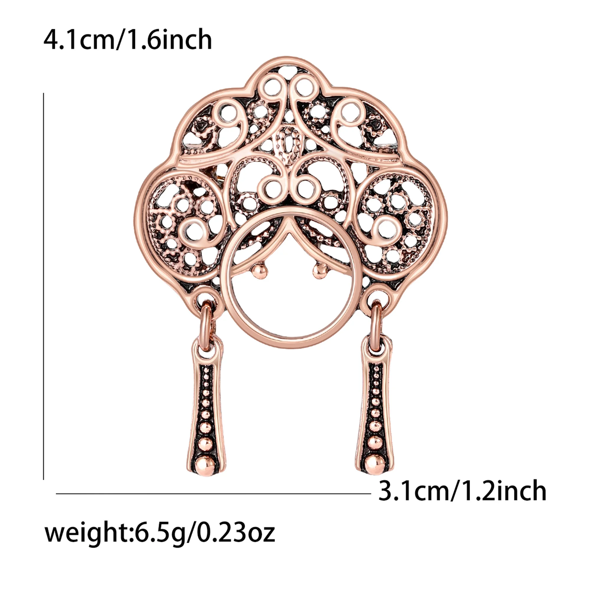 Beaut&Berry Fashion Face Brooches for Women Unisex Character Pins Friends Party Gifts Banquet Jewellery Accessories - Image 4