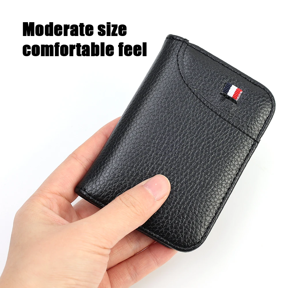 Portable Super Slim Soft Wallet PU Leather Mini Credit Card Wallet Purse Card Holders Men Wallet Thin Small Short Wallets - Image 6